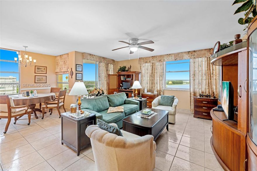 Don’t miss this well-priced 2-bedroom, 2-bath condo featuring 1,140 sq ft of living space and stunning open water views from the 9th floor. The spacious balcony provides the perfect setting to unwind and enjoy the expansive outlook. Ideally located near I-95 with easy access to shopping, dining, and daily conveniences. World-class Aventura Mall—recognized as one of the best malls in the country—is just under 10 minutes away. An excellent value in a prime location.