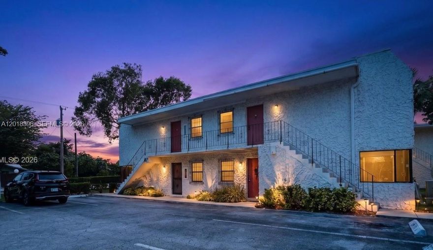 This charming 1-bedroom, 1-bath condo offers a bright and airy living space filled with natural light on the first floor. Enjoy relaxing or entertaining on the private patio overlooking lush greenery. Community amenities include a sparkling pool and convenient on-site laundry facilities. Ideally located, walking distance to Publix, The Falls Shopping Center, US-1, and dining options, this location offers both comfort and convenience. Great as a starter home or investment property. Current rental comparables in the building are $1350 for a 1/1. BUY WITH IMMEDIATE EQUITY!
