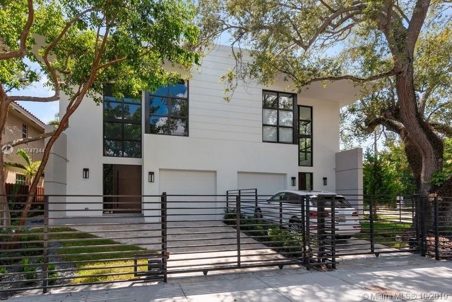 COMPLETED NEW CONSTRUCTION-READY FOR OCCUPANCY! THIS 4 BEDROOM 4 BATH MODERN HOME IS UNIQUE WITH CUTTING-EDGE DESIGN, BOASTING BEAUTIFUL ARCHITECTURAL FEATURES, NATURAL LIGHT AND NOBLE MATERIALS.THE LUSHLY LANDSCAPED EXTERIOR BLENDS WITH THE INTERIORS AND A BEAUTIFUL SEQUENCE OF SPACES WILL MAKE YOU FALL IN LOVE WITH THIS UNIT.  MODERN TONE ON TONE KITCHEN CABINETRY, GAS RANGE, COOKING ISLAND, BOSCH APPLIANCES, QUARTZ COUNTER TOPS, SUB ZERO REFRIGERATOR, AND HIGH IMPACT WINDOWS AND DOORS, MAKE THIS HOME SO SPECIAL.  ENJOY THE WALK OUT ROOF TERRACE THAT PROVIDES A PERFECT SPOT FOR SUNBATHING OR TO RELAX WITH AN EVENING GLASS AS YOU WATCH THE SUNSET BEHIND THE MIAMI SKYLINE.  YOU CAN HAVE ALL THIS AND BE WITHIN WALKING DISTANCE  OF THE VIBRANT DINING, SHOPPING AND NIGHTLIFE IN COCONUT GROVE.