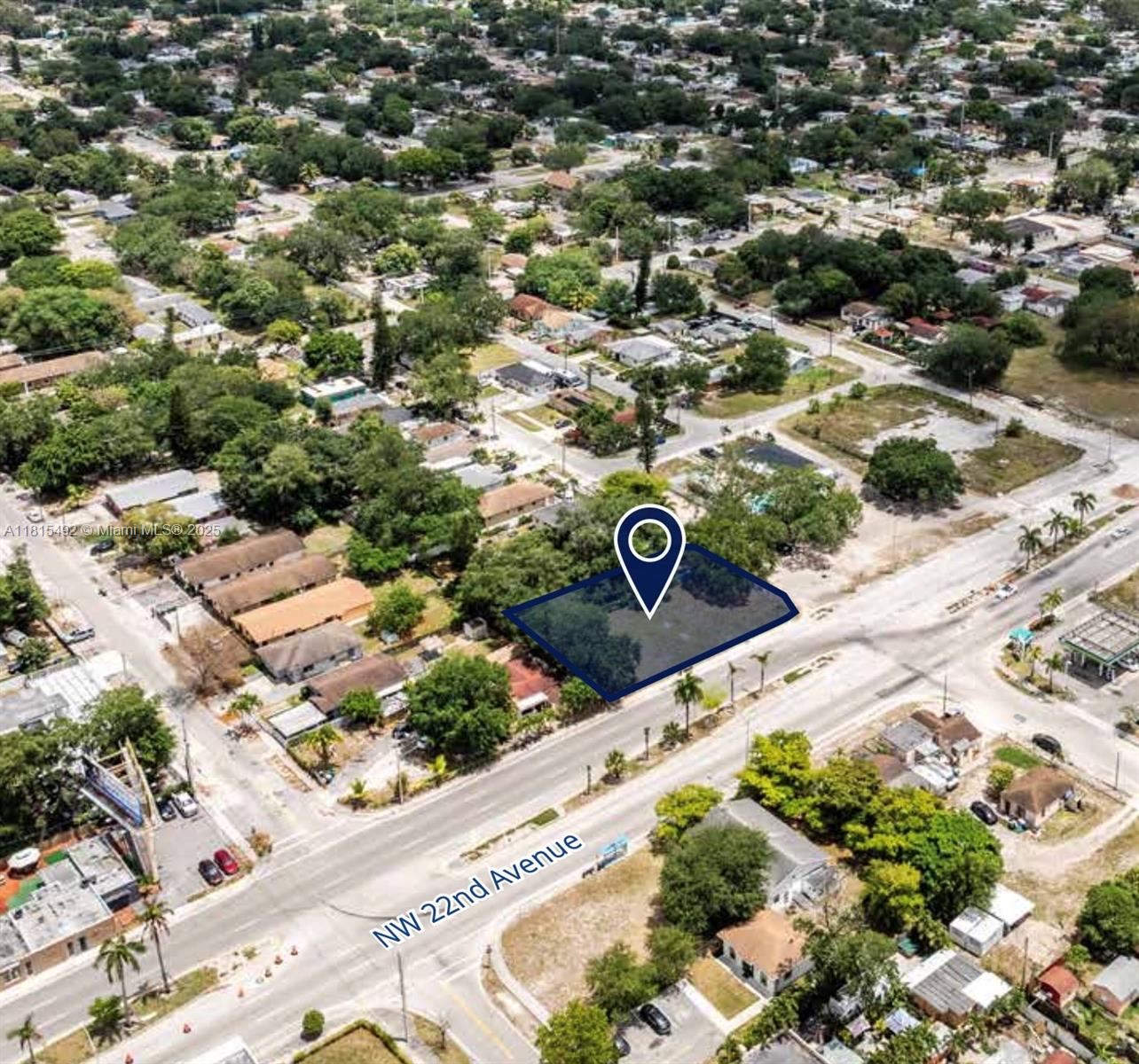 SHOVEL READY SITE - fully approved multifamily development site strategically positioned along NW 22nd Avenue near the Northside Metrorail Station and Northside Center Mall, this site offers exceptional connectivity to public transit, retail, and daily essentials. The seller has obtained final site plan approval for a 48-unit, eight-story apartment project, including 34 on-site parking spaces. The property is surrounded by convenience—three nearby grocery stores and immediate access to major highways make this location highly desirable for future residents.
With approvals in place, a buyer can move quickly to finalize construction drawings and begin development without delay.