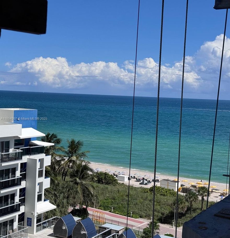 Welcome to your oceanfront sanctuary at Miami Beach. Fully furnished 2-bed/2-bath gem spanning 1,415 sq ft of light-filled living space. Just steps from the sand, you’ll enjoy Ocean View, direct beach access. Across the street: Starbucks for your morning fix. Restaurants, cafés, grocery stores, vibrant nightlife. Explore the boardwalk right behind the building for peaceful strolls. Important note: The building is currently under exterior renovation, so the pool is temporarily unavailable. But with the ocean at your doorstep and the boardwalk steps away, you won’t miss it. Beach Storage.  Live where the action is — in Mid-Beach’s “Millionaires Row,” with easy access to South Beach, Bal Harbour, and major cultural hubs. This is beachfront living at its finest — schedule your showing today!