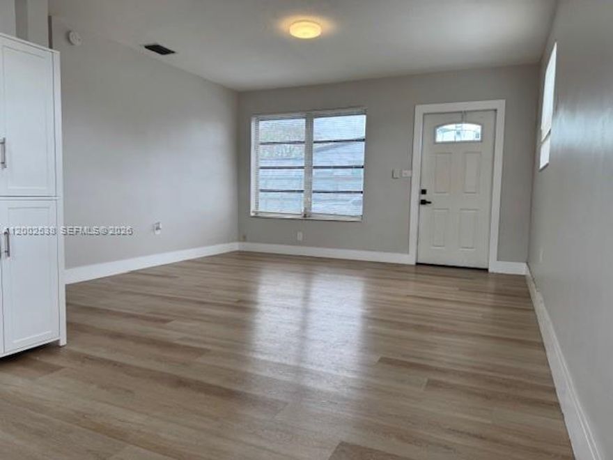 Cozy, updated 3bedrooms-1bath home in Hollywood. This home could serve as nice family home, or a great investment property. Roof done in 2021, as well as the kitchen and the appliances. New laminate flooring, A/C unit, bathroom remodel all completed in 2025.
Centrally located near shopping, schools and more.  You can enjoy the beach 15 mins away. Walking distance to Publix, movies, shops and food in the Festival Shopping Center. Just a short drive to the luxury shopping at Aventura Mall and Dania Pointe. 
Easy access to Florida’s Turnpike (5 min). Fort Lauderdale-Hollywood International Airport (FLL) is only a 15-minute drive away. Minutes from the iconic Guitar Hotel at Seminole Hard Rock (3.2 miles), and the excitement of Hard Rock Stadium.