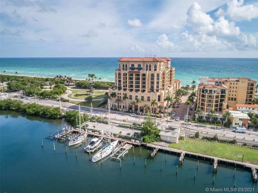 Spacious 2,671sf 2 bed/2.5 bath/den furnished condo at Villas of Positano. Open floor plan with ocean and Intracoastal views throughout. Marble and wood flooring. Chef's kitchen with all the top appliances including gas cooking. 2 balconies. 2 parking spots. Storage locker. Annual lease only