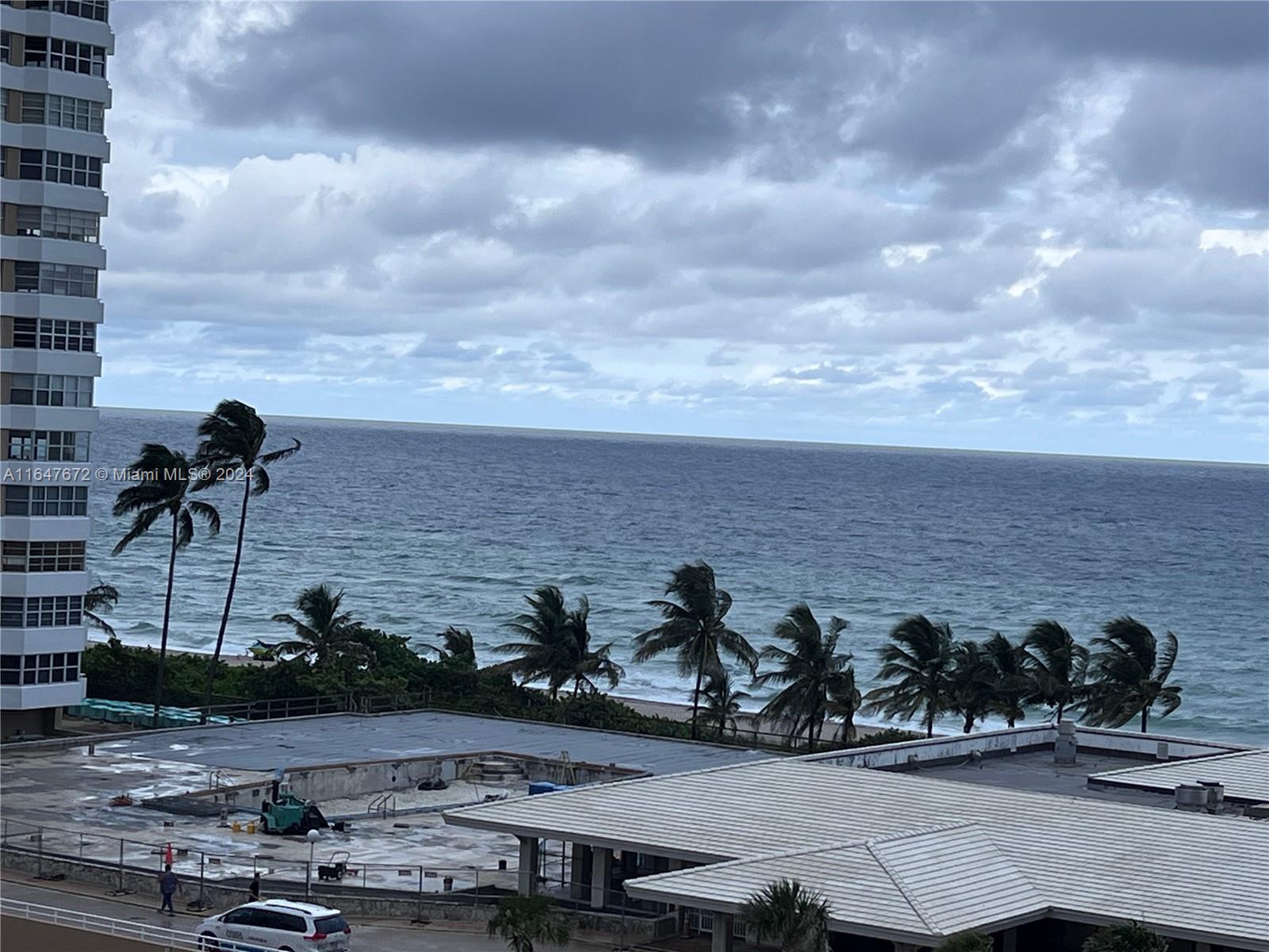 Great opportunity to own an oceanfront unit in a resort style condo on the beach, ocean an intracoastal views. Impact windows throughout. This unit has a seasonal tenant until April 2025. Sold fully furnished. Near Aventura Mall, Gulfstream, shopping, and more.