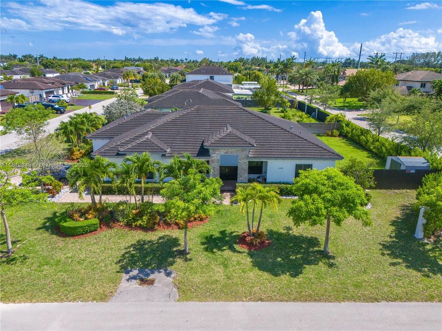 Fall in love with this stunning 4BD/3BA corner-lot gem, new a/c, built in 2018 and offering rare privacy with only one side neighbor with 2 car garage! Featuring an open-concept layout flooded with natural light, this home boasts a modern kitchen with stainless steel appliances, a spacious island with storage, and sleek cabinetry. The smart split-bedroom design includes walk-in closets in every room and a private guest suite with full bath—perfect for visitors or extended family. Beautifully landscaped and ideally located near US-1, Quail Roost, and the Turnpike. Stylish, secure, and move-in ready—your dream home awaits! Down the street from Berry Farms.