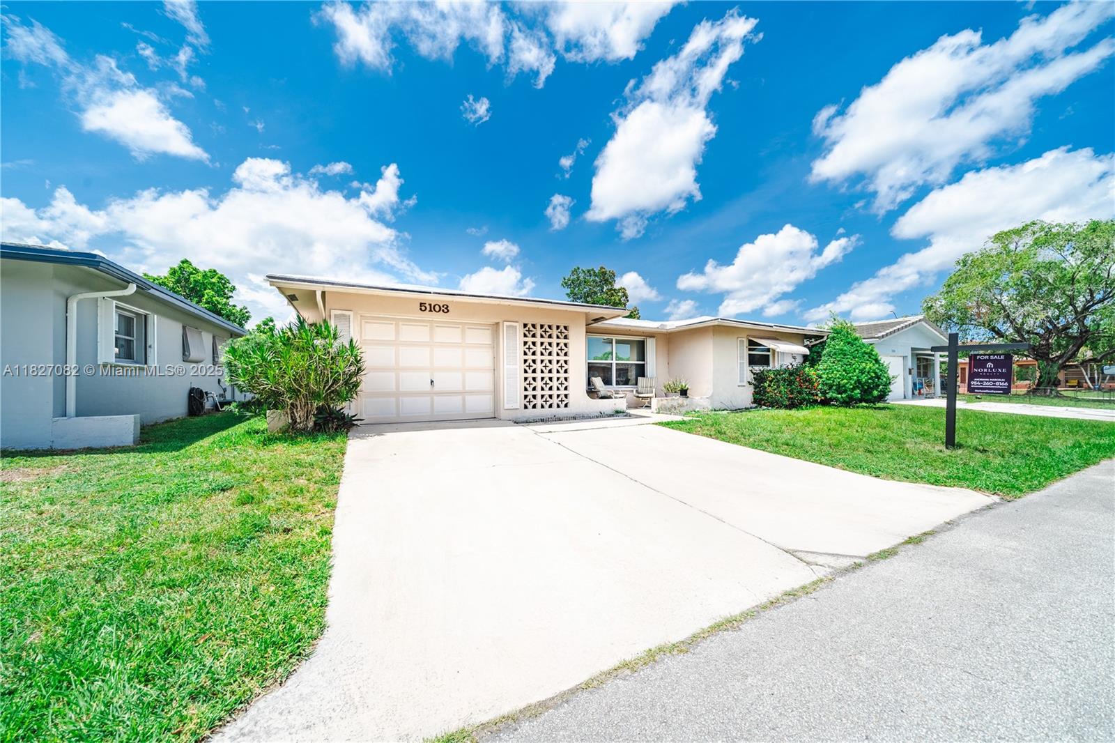 Welcome to your dream home in a vibrant 55+ community! This charming 2-bedroom, 2-bathroom single-family residence is a perfect blend of comfort and modern amenities. Step into a beautifully updated kitchen with brand-new cabinets, ideal for culinary enthusiasts. Enjoy peace of mind with hurricane impact windows and a water heater that's only 6 years old. The community is always buzzing with events, ensuring an active and engaging lifestyle. Relax and unwind at the community pool and benefit from low HOA fees. Located in a no flood zone, this home offers safety and tranquility.
All information is deemed accurate but must be verified by the buyer or buyer's agent. Photos have been digitally altered to remove furniture for visualization purposes only.