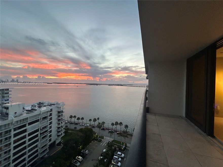 Welcome to this beautifully maintained 2-2 condo on the 17th floor of prestigious Costa Bella in Brickell. This bright and spacious unit offers breathtaking panoramic views of Biscayne Bay (line 06). Abundant natural light, renovated kitchen, newer bathrooms, generously sized principal bedroom with ample walk-in closet space. Second bedroom is currently being used as a den with the possibility of enclosed if desired. washer and dryer inside the unit, storage room included. 24-hour security, concierge, pool, jacuzzi, gym, tennis courts, BBQ area, visitor's parking. Perfectly located in the heart of Brickell yet tucked away in a peaceful residential pocket; walking-distance to Brickell City Centre, Mary Brickell Village, top restaurants, shopping, and entertainment. Minutes from the beach, access to metro and public transportation. A rare opportunity to own in one of Brickell’s most established and well-managed communities.