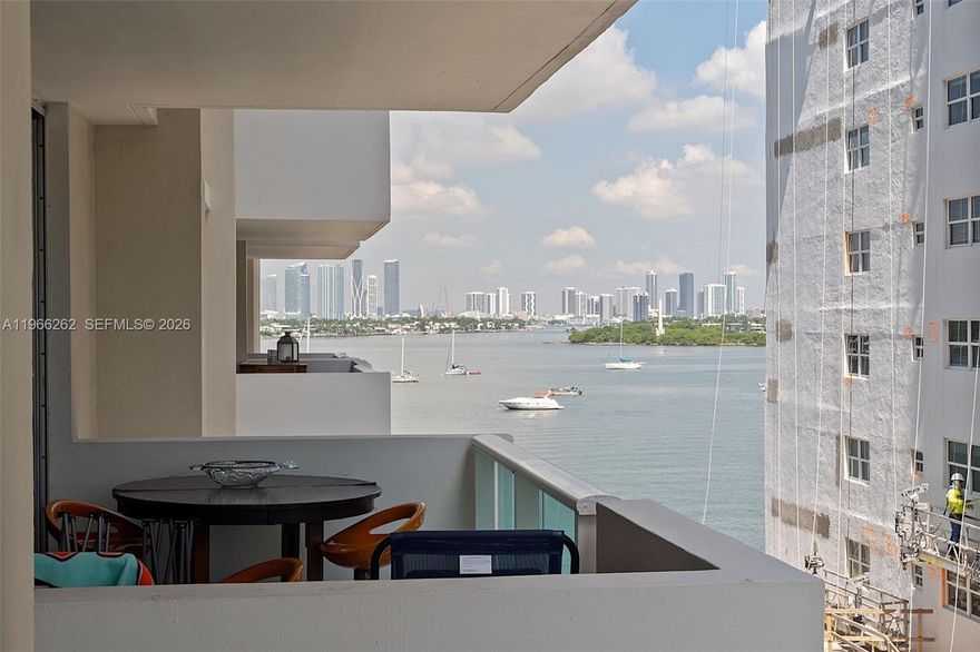 Experience the best that South Beach has to offer from this beautifully renovated 1-bedroom, 1-bath apartment featuring brand-new AC and appliances. Enjoy spacious living and dining areas perfect for entertaining, serene ceramic floors throughout. A MUST see!!!! Mirador 1200 is a full amenity building, large swimming pool, Jacuzzi, BBQ area, wonderful Biscayne Bay views, can't miss the Sunsets!! Walking distance to hip trendy restaurants, Whole Foods, Trader Joe's, Lincoln Road, Shops and more! LOCATION, location, location! Tenant occupied till 9/14/26, paying $2,800 monthly rent, 24-hour notice.
