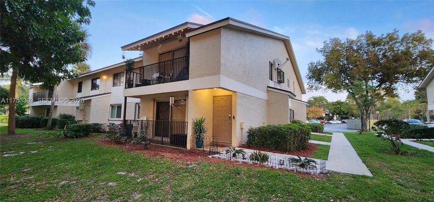 One of the best locations to have in the Gardens North Community! Beautiful lakefront view on the second floor. Very clean and maintained. This unit is on of the largest units in the whole community! This unit currently fits an 8 person dining table and uses a space for a mini office. Can rent immediately! Unlimited guest parking, 4 permit parking, and commercial vehicle parking.  Close to the turnpike, I95, restaurants, shops and much much more!