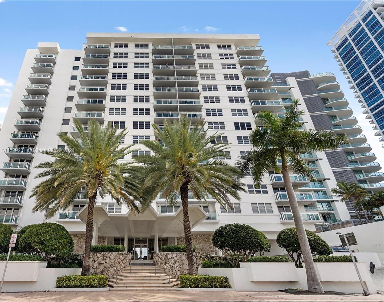 OCEAN VIEW BUILDING  1/1.5 FULLY FURNISHED. KITCHEN HAS GRANITE COUNTER TOP, AND TRAVERTINE FLOORS. EXCELLENT LOCATION COLLINS AVE, A FEW STEPS TO THE NEW PUBLIX AND RESTAURANTS.LUXURY BUILDING OFFERING 24 HOUR SECURITY, CONCIERGE, FRONT DESK, VALET PARKING, ONE PARKING SPACE ASSIGNED, FITNESS AND BUSINESS CENTER, SAUNA, STEAM ROOMS, PARTY ROOM, OCEAN FRONT POOL ( Pool is closed for remodeling, but beach access is available! WATER, WIFFI AND CABLE BASIC IS INCLUIDED **Available  and ready to move!!