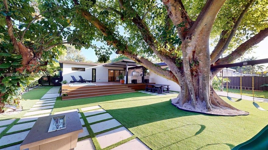 A Masterpiece in the Heart of Miami Springs! Luxury Smart Home – Fully Renovated

Timeless elegance meets modern innovation in this fully reimagined smart home. Completed with all permits closed as of October 1st, it offers complete peace of mind with all new systems: roof, electrical, plumbing, impact windows & doors, A/C, kitchen, and bathrooms.

Recreated by an Italian visionary, this residence is a private sanctuary where interiors flow seamlessly into lush outdoor living. High-end finishes, intelligent home features, and bespoke design elements elevate every space.

Outdoors, a covered terrace with a summer kitchen invites al fresco dining, while a fire pit beneath a majestic tree creates an enchanting retreat for unforgettable evenings.

Vacant & easy to show!! Call today!!
