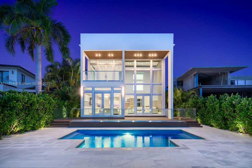 GOLDEN BEACH- EXCLUSIVE GATED COMMUNITY WITH PRIVATE BEACH & PRIVATE POLICE. BEST PRICED NEWER WATERFRONT HOME ON THE MARKET!! SPECTACULAR MODERN DESIGN WITH SOARING CEILINGS, FLOOR TO CEILING GLASS, PORCELAIN FLOORS & STUNNING INTRACOASTAL VIEWS. 6 BEDROOMS, 6 1/2 BATHROOMS - LIVING AREA OVER 5100 SQ FT AS PER ARCHITECTURAL PLAN. LARGE MASTER SUITE WITH SITTING AREA, OVERSIZE MASTER BATH, & SUNRISE & SUNSET TERRACES. GREAT LOCATION FACING SOUTH PARK & PRIVATE BEACH IN CLOSE PROXIMITY. 2022 RENOVATION AND SQUARE FOOTAGE ADDITION JUST COMPLETED WHICH INCLUDES A NEW BEDROOM AND BATHROOM. PLEASE CALL ME FOR DETAILS.