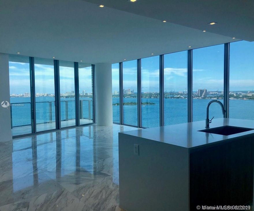 Live in the best line at Biscayne Beach! Corner 3 bedroom with spectacular views of the Biscayne Bay, Miami Beach and Miami Skyline. Unit is fully upgraded with marble floors, custom lighting, built out closets, window treatments and private foyer design. Five star amenities with 2 Pools, Cabanas, BBQ, Gym, Spa, Tennis Courts, Beach Volleyball, Billiards room, and Movie Theatre. Centrally located in Edgewater close to Midtown, Design District, Miami Beach, Downtown and Brickell.