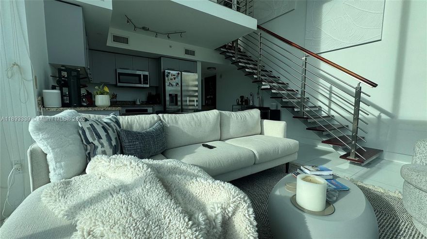 Experience the vibrant lifestyle and excitement of living in iconic Brickell —one of Miami’s most sought-after residential neighborhoods, renowned by residents from around the globe. This modern 2-bedroom, 2-bathroom loft offers bright, open spaces with spectacular city views. Residents enjoy access to state-of-the-art amenities including an infinity-edge pool, a heated pool, Wi-Fi in common areas, and 24-hour security. Situated in a prime location, this home offers unparalleled convenience with premier shopping, dining, and entertainment just moments away.