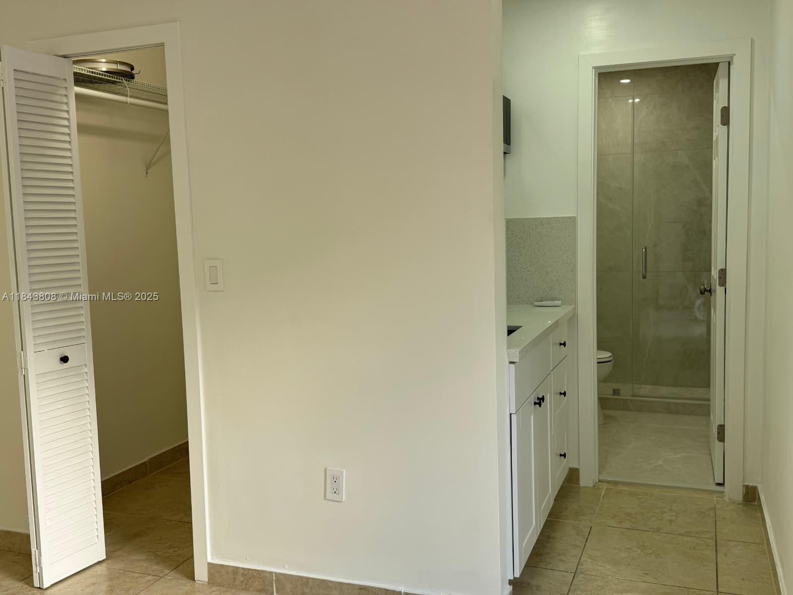 Fully Remodeled Move-In Ready! This bright and modern unit features brand-new kitchen with updated cabinets and appliances fully renovated bathroom. Fresh paint, new lighting, and energy-efficient A/C complete the space. Perfect for one person or a couple looking for a quiet, comfortable place to call home. 2 parking spaces, Private entrance, Utilities included, Just first and secure deposit. No pets, no smoking