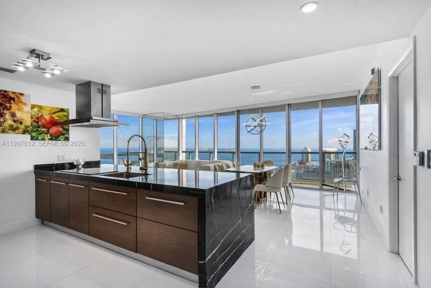 Water views from every room define this stunning 3-bedroom corner residence at Icon Brickell, showcasing panoramic vistas of Biscayne Bay, the Port of Miami, and the city skyline. Upgraded kitchen with premium dark quartz countertops and sleek white porcelain flooring throughout.

Ideally located on Brickell Avenue, just steps from top dining, shopping, and waterfront parks.

Enjoy resort-style amenities including an Olympic-length pool, spa, state-of-the-art fitness center, Pilates and spinning studios, golf simulator, and more. On-site dining includes Cipriani, Cantina La Veinte, and Tulum Rooftop Restaurant.

Flexible lease terms available (6 or 12 months).