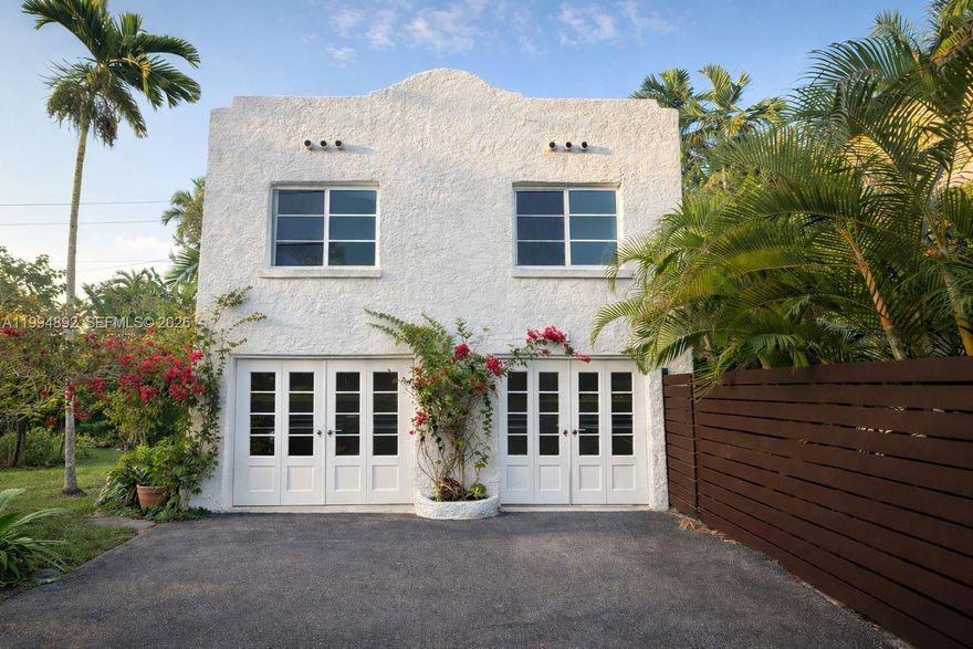 This elegant 2-bedroom, 1-bath guesthouse offers a perfect blend of comfort, privacy, and convenience in one of Miami’s most desirable neighborhoods. Thoughtfully positioned just minutes from Miracle Mile, fine dining, boutique shopping, and major thoroughfares, this residence provides effortless access to everything Coral Gables has to offer. Ideal for up to two occupants seeking a serene, residential retreat with proximity to vibrant urban amenities. The home is well-suited for those who value a quiet lifestyle without sacrificing location. Water and landscaping are included. Cats friendly.