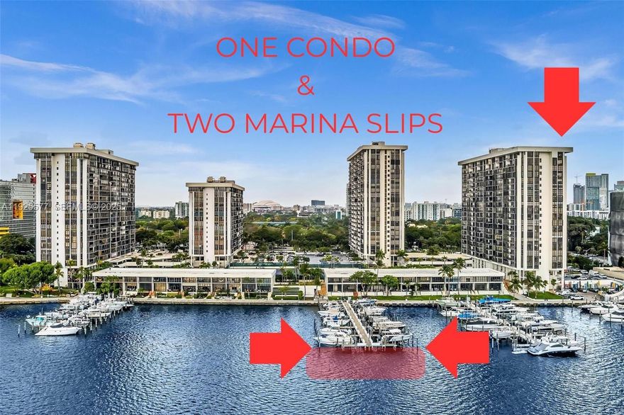 An exceptional waterfront assemblage — a beautiful CONDOMINIUM paired with two adjoining 36ft MARINA SLIPS and a private, climate-controlled STORAGE SUITE, offered as one seamless acquisition within Brickell Place Phase I.

1,064 sq ft home features Italian porcelain floors, new LED lighting, custom closets, blackout shades, and a quartz-clad open kitchen with stainless appliances and bespoke cabinetry. Floor-to-ceiling exposures frame sweeping bay and skyline views, creating a living environment that feels intimate and  modern. 

Two side-by-side boat slips allow berthing for one vessel in each or the option to accommodate a larger vessel when used together, positioned near the pier end for ease of approach and departure. No drawbridges between the marina and Biscayne Bay, ideal for cruising, crossings, or spontaneous days at sea.

A nearly 400-square-foot air-conditioned storage unit adds capability rarely matched in waterfront condominiums, suitable for equipment, toys, provisioning, or the demands of sea-forward living. The residence may serve as a primary home, a pied-à-mer, captain’s quarters, guest suite during layovers, or a polished base between passages.

Brickell Place provides a resort-like setting with pools, tennis, fitness facilities, bayfront walks, valet, and guarded security all moments from the Financial District and luxury retail at Brickell City Centre. A rare alignment of assets for those whose world is measured in movement, water, and horizon.