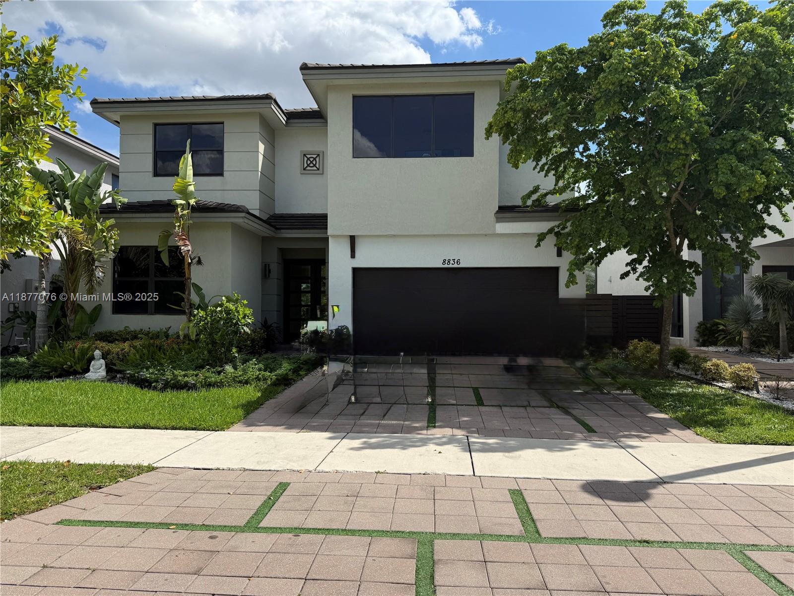 Luxury 5 BR / 4 BA home at The Retreat at Satori in Miami Lakes. Built in 2020, approx. 3,050 sq ft. Open floor plan with dramatic soaring ceilings, sky-high windows & split layout. Chef’s kitchen with large island, stainless GE appliances, extra under-counter cabinets. Impact windows/doors. Oversized fenced yard. Dunwoody Lake subdivision. 2-car garage. $6,500/mo. Lease term 1 year. AVAILABE NOVEMBER 1, 2025