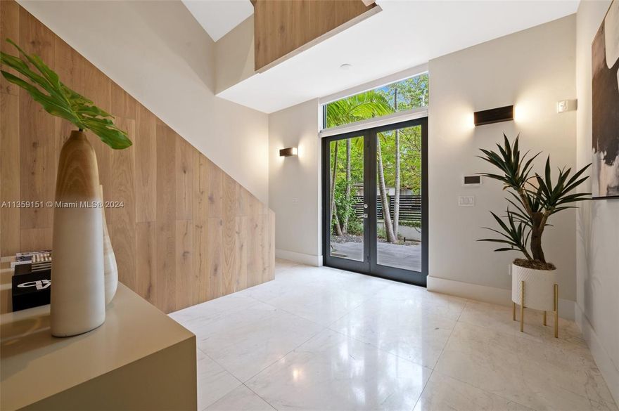 Villas at Vizcaya is an exclusive community in Coconut Grove with 3 level homes & direct water access to the bay. Enjoy the waterfront amenities of Residences at Vizcaya. Sophisticated & subtle elegance. 4BR/4½ BA/2CG. First level w/foyer leading to a stunning entertainment room & terrace w/ full summer kitchen & heated pool. Second floor offers a spacious living & dining area, large office/den, & a chef kitchen & family room w/ access to a terrace for outdoor dining. On the 3rd floor, there is a grand master bedroom w/seating area, 2 large walk-in closets, & a beautiful master bath. The super large 2nd bedroom can be converted into 2 separate br's. There is an additional 3rd bedroom, all BR's are ensuite. Great location close to the Center of Grove, Downtown, Brickell, Design District.