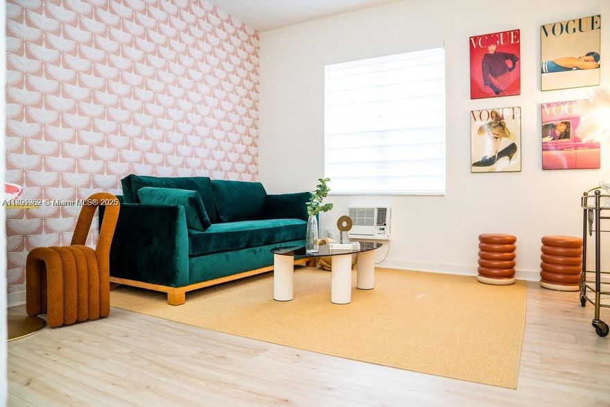 This beautifully remodeled 1 Bedroom/1 Bathroom turn-key unit is newly renovated and steps away from the ocean. Located in one of the most desirable neighborhoods in Miami Beach, it is within blocks of the Faena, Soho House and The Edition. The building is also within close proximity to Lincoln Road and Ocean Drive Art Deco district. The building has Low HOA's and allows short term and daily rentals. There are no rental restrictions and unit is Airbnb approved.