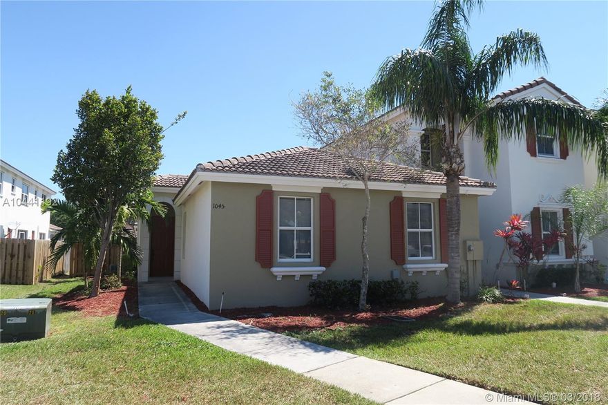 Updated and freshly painted 3/2 one story villa in Marbella Bay with 2 parking spaces. Next to playground and mailboxes. Refrigerator, dishwasher, and microwave will be installed before tenants move in. Will also have new blinds installed soon. A/c was recently cleaned. Must have 1 month and 2 months security deposit. Easy to show.