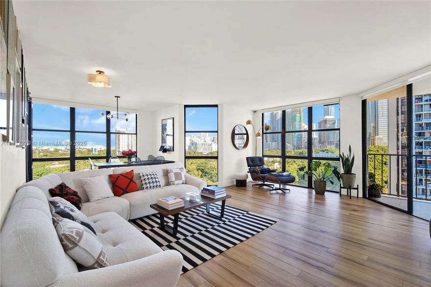 Take a look INSIDE this stunning, fully updated corner residence at Brickell Place II and soak in the incredible skyline and bay with floor to ceiling views from every room. This rare two-bedroom, two-bath home blends modern finishes with warm, inviting design, and even includes a stylishly converted area to be used as an office or den. Units with this level of style, space, and views don’t hit the market often. Brickell Place elevates the lifestyle with resort-style amenities—6 tennis courts, pickleball, basketball, squash and racquetball courts, two pools, hot tub, gym, sauna, steam room, social room, bayfront barbeque area, kids playroom and outdoor playground, and private resident marina. Ideally set along walkable Brickell Ave, you’re moments from central Brickell or an easy stroll toward Key Biscayne. Plus, enjoy TWO covered garage parking spaces.