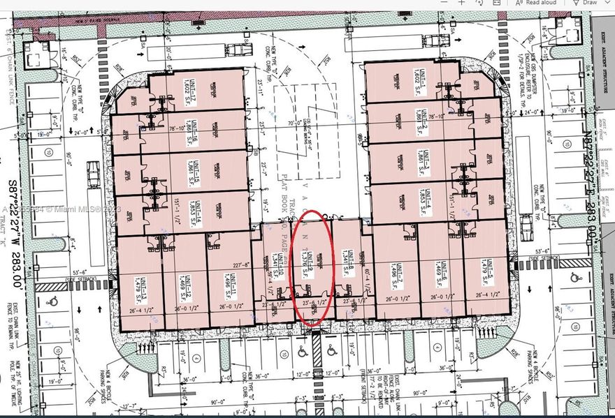 Lake View 107 is a new warehouse park located in Hialeah Gardens, FL. Seventeen units ranging from 1350sf to 1900sf designed to accommodate all your business needs, the site comprises 2.5 acres of high quality office/warehouse, flexible, light industrial units suitable for a wide range of business types. Boasting a prime location next to Hialeah Gardens Park, the property sits within a beautifully landscaped area with a beautiful sidewalk overlooking the lake. Convenient access to FLORIDA TURNPIKE as well as I-75, right next to a Home Depot and other convenience stores.