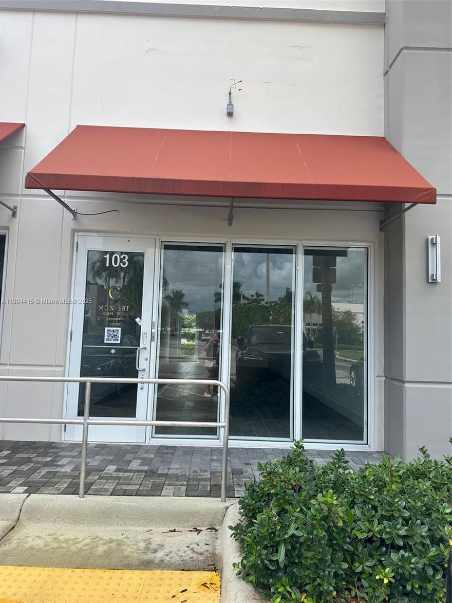 THE BEST Opportunity to own commercial retail/office space in the thriving Cooper Square Plaza! This 780 sq ft unit at 9620 Stirling Rd Unit 103 offers exceptional exposure in a high-traffic area, centrally located near Cooper City, Davie, and Hollywood. The space features a private restroom, clean layout, and ample parking for customers and staff. Please contact listing agent unit is VACANT!  FOR SALE OR FOR RENT !  EASY TO SHOW!!