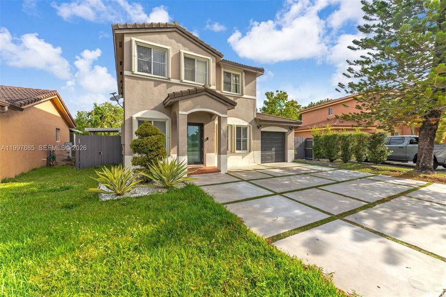 Beautiful two-story single-family home located in a quiet and well-established Miami neighborhood. This well-maintained property features 3 bedrooms and 2 bathrooms, offering 1,662 Sq.Ft of living area and a total building area of 1,966 Sq.Ft. Situated on a 5,084 Sq.Ft lot, the home provides a comfortable and functional layout with abundant natural light.

Built in 1999 with a covered patio improvement added in 2006, the property offers enhanced outdoor living space. Additional features include spacious interiors and a fenced backyard. Conveniently located near major highways, schools, shopping centers, and dining options. Great opportunity for homeowners or investors!