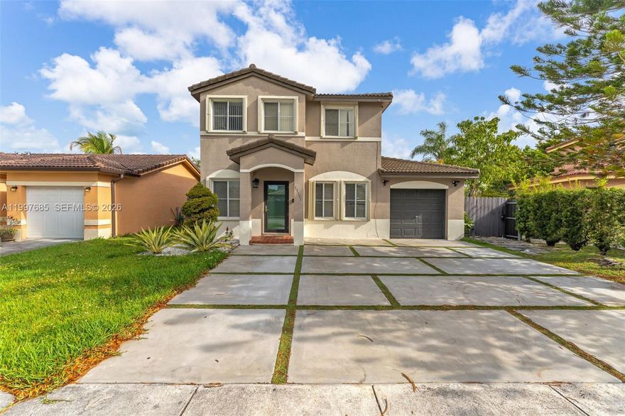 Beautiful two-story single-family home located in a quiet and well-established Miami neighborhood. This well-maintained property offers 3 bedrooms and 2.5 bathrooms, featuring 1,662 Sq.Ft of living area and a total of 2,110 Sq.Ft. Situated on a 5,084 Sq.Ft lot, the home provides a comfortable and functional layout with plenty of natural light.

Built in 1999, the property includes spacious living areas, a covered patio ideal for entertaining, and a fenced backyard with room for a pool. Conveniently located near major highways, schools, shopping centers, and dining options Great opportunity for homeowners or investors!