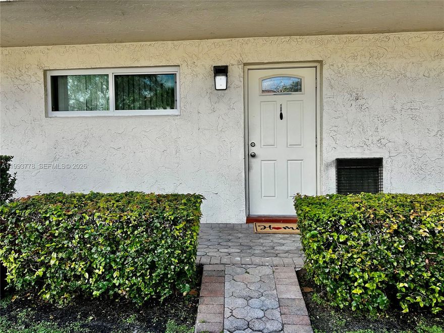 PRICE REDUCED! MOTIVATED SELLER! First-floor condo with and easy walk-out access to parking and a screened-in patio overlooking the golf course. Enjoy watching golfers right from your backyard. Features newer impact windows and doors. Extra storage unit. Furniture negotiable. Resort-style amenities include a PGA Championship golf course with complimentary golf, 7 heated pools, fitness center, tennis, pickleball, restaurant, EV charging, free car wash area, and social activities. 55+ community. One pet under 20lbs allowed. Schedule your showing today!