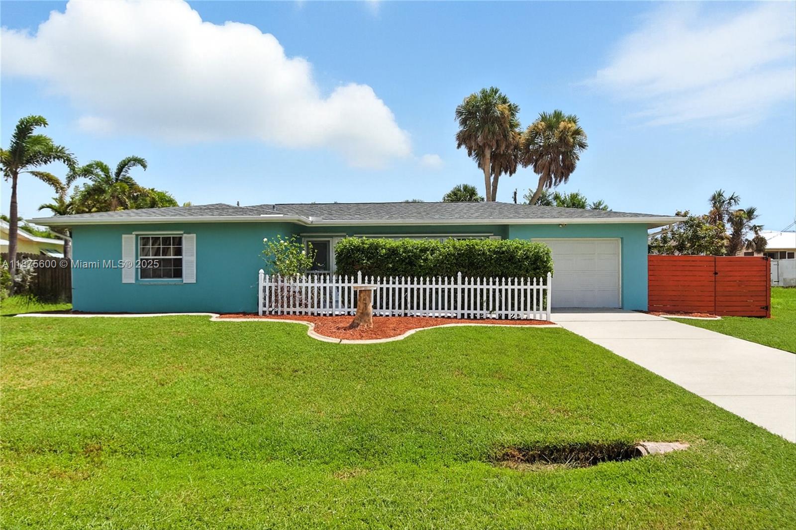 Beautifully renovated home in Charlotte Park, Punta Gorda! 1 block outside of the city limits, meaning less regulation. Yet only 2 miles from downtown shops, restaurants and parks. Open concept design with tile floors throughout, marble tile in both bathrooms, and a fresh coastal color palette. Gorgeous new kitchen with butcher block counters, new solid wood shaker cabinets and stainless appliances. Solid wood interior doors. A spacious sunroom pours in natural light. The fenced yard has room for a pool and backs to a tidal canal teeming with fish and blue crab! Dedicated laundry with washer/dryer hookups in the 1-car garage plus a huge shed for extra storage. The community boat ramp is just down the street leading to miles of canals and the Gulf.
Owner is licensed real estate agent.