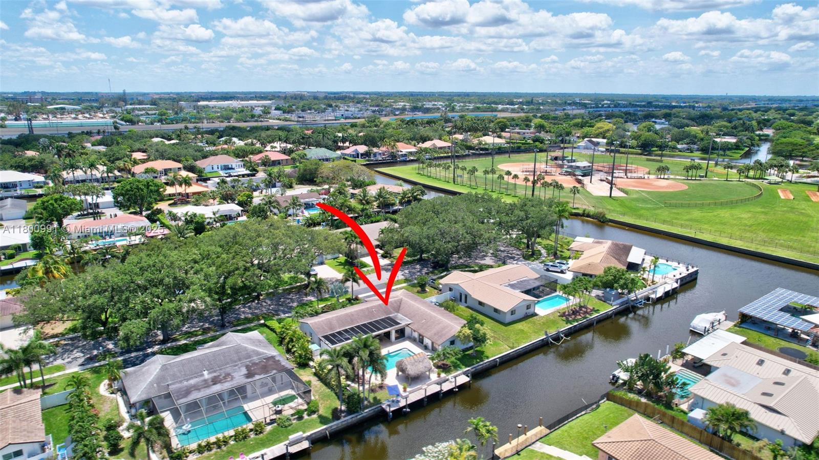 Property for Sale at 6001 Sw 18th St, Plantation, Miami-Dade County, Florida - Bedrooms: 5 
Bathrooms: 4  - $1,150,000