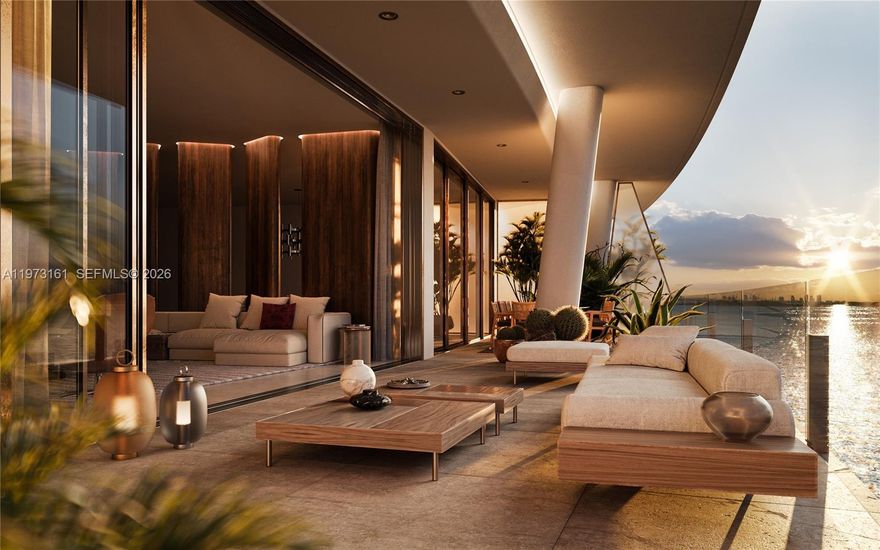 Brand new Developer’s Unit at Vita at Grove Isle, a truly one-of-a-kind opportunity to own within an exclusive 20-acre private island enclave by Ugo Colombo, just minutes from Coconut Grove. Never lived in, this exceptional 4BR/4 Full Bath and 1 Half Bath residence offers 3,834 SF of refined interiors and 1,541 SF of expansive terraces designed for elevated indoor-outdoor living.

A Dedicated elevator and private foyer, revealing a light-filled, open-concept layout with en-suite bedrooms and seamless flow to oversized outdoor spaces. Curated with the finest finishes, including Molteni &C Italian cabinetry, Miele appliances, Dornbracht fixtures, wine cooler, and fully integrated Crestron and Lutron HomeWorks systems. Spa-inspired bathrooms feature exquisite Italian bookmatched stone and steam showers.

Vita offers a boutique lifestyle with only 65 residences, complemented by world-class amenities: 24-hour concierge and security, tennis, padel and pickleball courts, wellness spa, fitness center, and exclusive waterfront dining including La Sponda by Gioia Hospitality Group. The unit comes with the right to valet 2 cars, private garages are available for purchase.

An exceptional offering for the most discerning buyer seeking privacy, sophistication, and effortless relocation to one of Miami’s most prestigious island addresses. It's  must see, call listing agent for showings!!