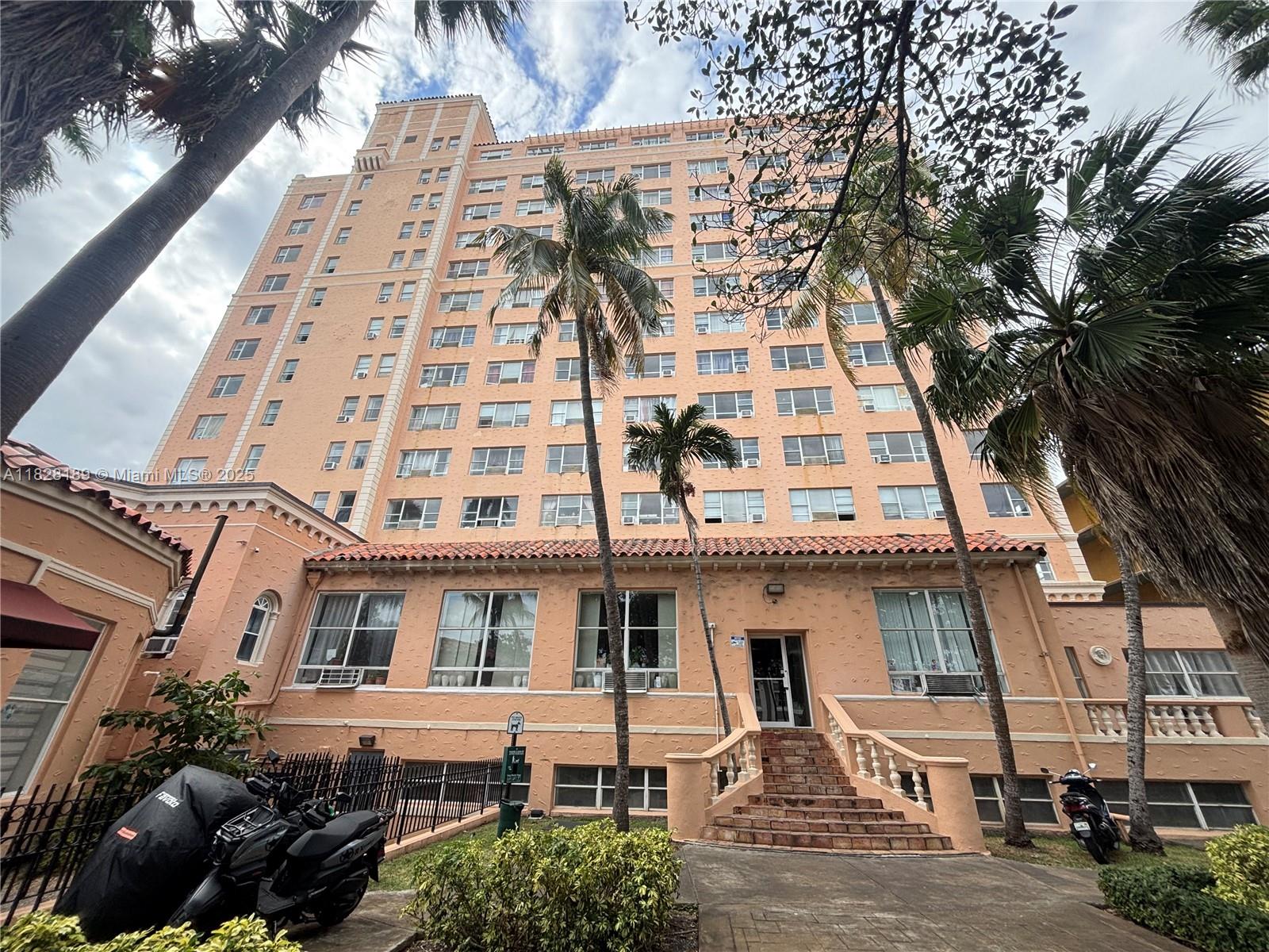 One Bedroom apartment with Miami Beach views. This apartment features , new wood Floors, secured building, two blocks away from the ocean and close to everything! The apartment is available unfurnished for a one-year lease. Utilities are not included.