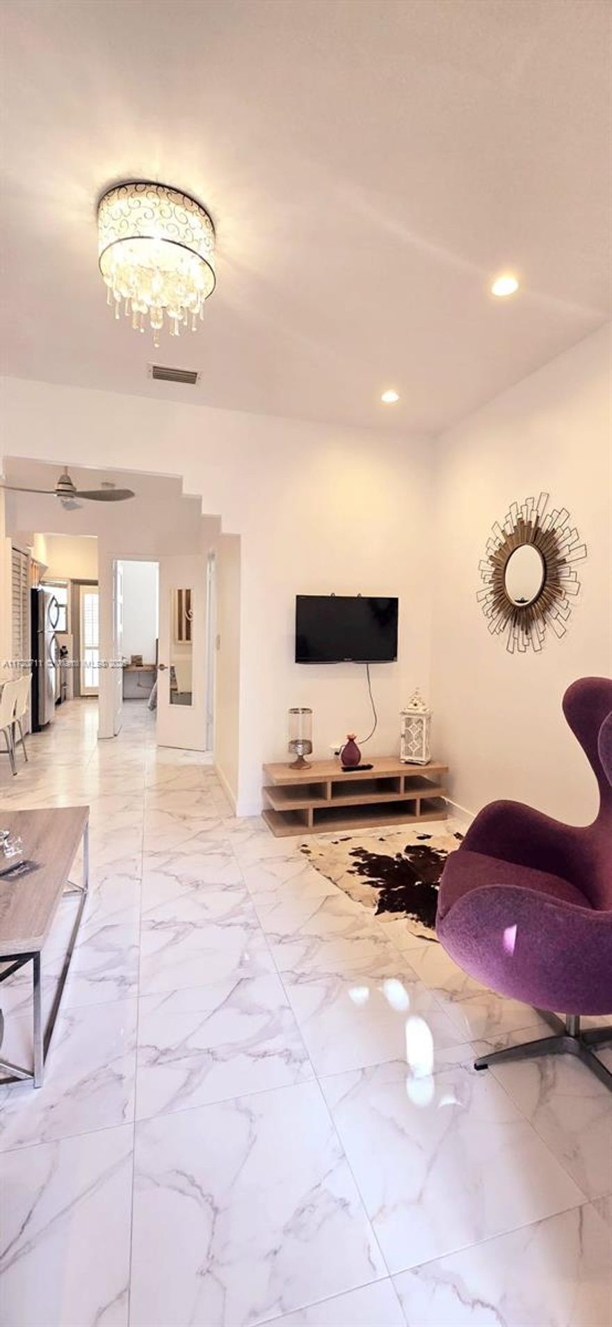 This building is surrounded by beautiful gardens,partial furnished 1-bed/1-bath apartment. Just steps from Flamingo Park with its pool and tennis courts, as well as 5th St and Ocean Drive, Offers a perfect balance of vibrant nightlife and peaceful retreat. Gated beautifully maintained gardens, Unit includes a gas stove, central A/C, in-unit washer/dryer, dishwasher, and a mirrored closet. Zone 2 residential permit parking. The building is fully compliant with all necessary documentation attached on MLS, including a 40-year re-certification valid until 2030. The property's reserves are exceptionally well-maintained, making it a reliable and secure investment. Whether you're looking for a personal retreat or a profitable investment, this gem won’t last long. Schedule a private showing today!