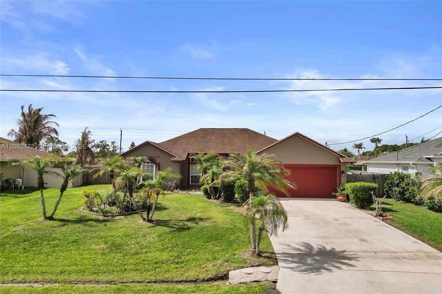 Beautiful home in desirable Port Saint Lucie featuring a brand-new roof for peace of mind. This well-maintained property offers great potential for homeowners or investors alike. Spacious layout, prime location, and strong value make it a must-see. Seller is highly motivated, don’t miss this opportunity to secure a great deal quickly. Professional photos coming soon!