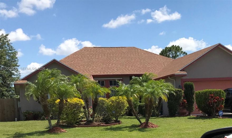 Beautiful home in desirable Port Saint Lucie featuring a brand-new roof for peace of mind. This well-maintained property offers great potential for homeowners or investors alike. Spacious layout, prime location, and strong value make it a must-see. Seller is highly motivated, don’t miss this opportunity to secure a great deal quickly. Professional photos coming soon!