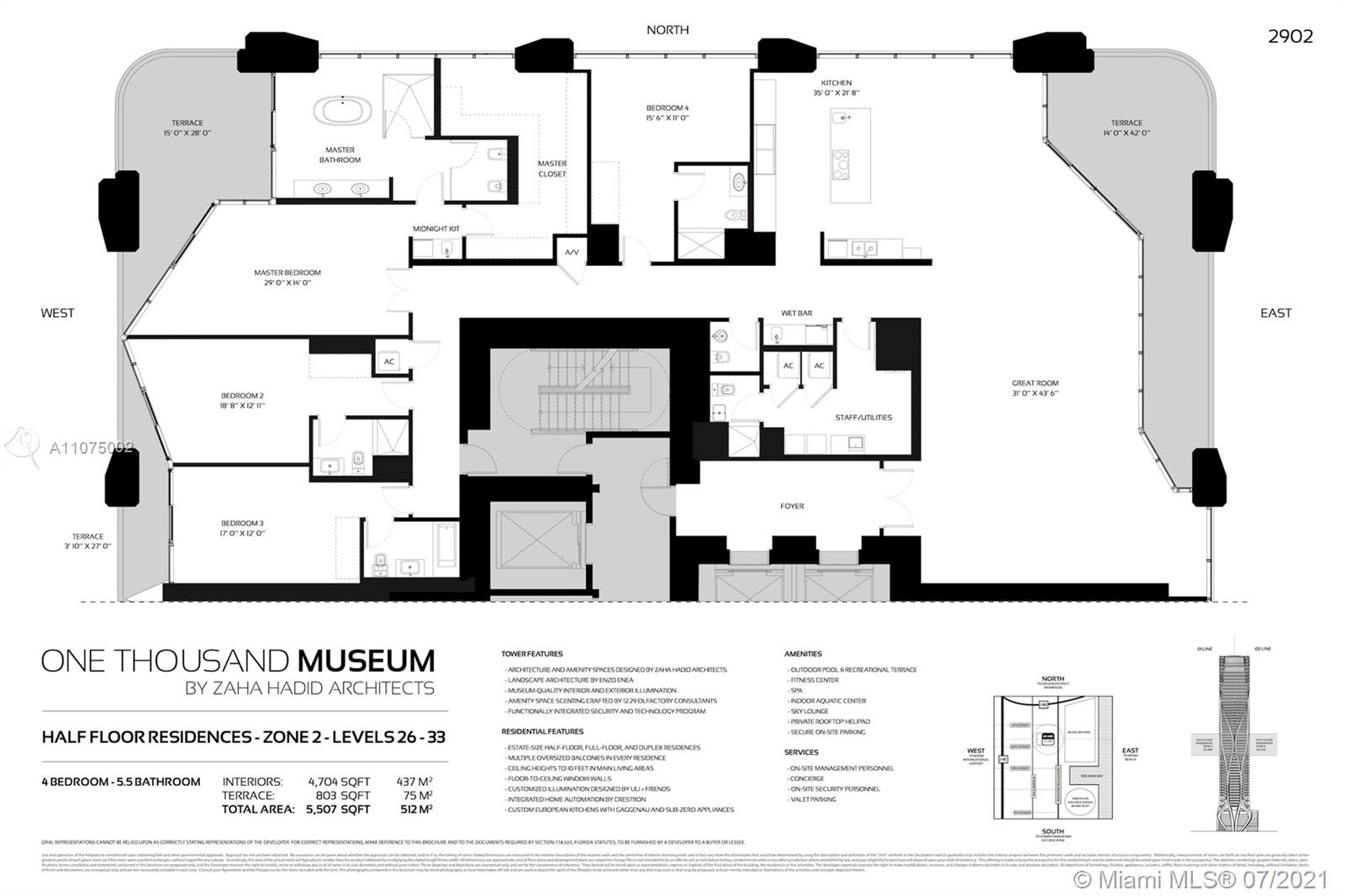 ONE THOUSAND MUSEUM CONDO - Residential