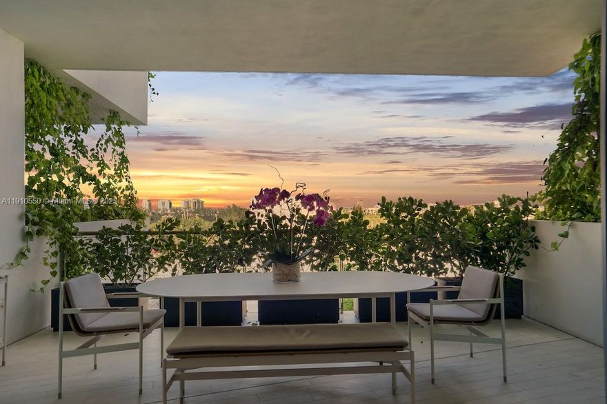 New Construction building designed by L’Atelier de Jean Nouvel in the heart of Miami Beach.
Large 2 Bedroom + 2.5 Bath turnkey designer residence. Features include custom built-ins,
closets by California Closets, Philip Jeffrey's wall paper throughout, bleached hardwood floors,
calacatta gold and calacatta black marble floors.
Floor-to-ceiling 10 ft high sliding glass doors opening to 11 ft deep ocean view terraces.