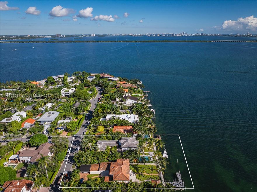 Rare opportunity to rent a triple-lot waterfront estate on the Venetian Islands. Encompassing 32,940 SF with 180 FT of bay frontage, the property delivers exceptional scale, privacy, & panoramic views. The main residence at 625 E Dilido features formal living & dining rooms, an eat-in kitchen, and a playroom. Upstairs, the expansive primary suite includes a spa-style bath and dressing area along with 2 additional bedrooms. The main level offers 2 guest rooms, while a detached guest house provides another bedroom and private gym. Next door, 617 E Dilido serves as a complete secondary residence, ideal for guests, staff, or office use. Perfectly situated in one of Miami’s most iconic neighborhoods, this estate combines serenity with proximity to world-class dining, culture, and vibrant energy