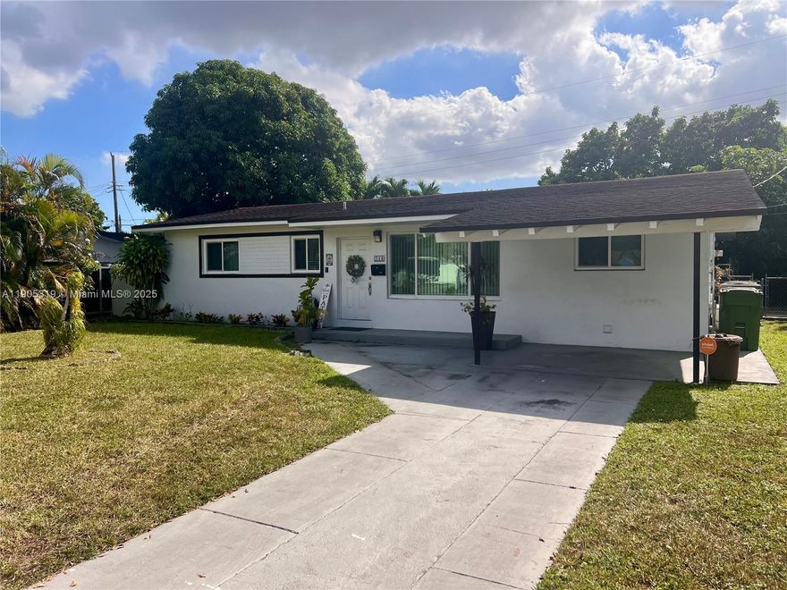 Beautiful single-family home in the heart of Hialeah! This spacious property features 3 bedrooms, 2 baths, updated kitchen with granite counters, stainless steel appliances. Enjoy a large fenced yard perfect for entertaining, with room for a boat on the side of the house. Centrally located near Westland Mall, major highways, schools, and parks. Move-in ready and perfect for owner-occupants or investors.