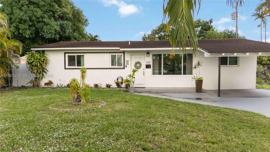 Beautiful single-family home in the heart of Hialeah! This spacious property features 3 bedrooms, 2 baths, updated kitchen with granite counters, stainless steel appliances. Enjoy a large fenced yard perfect for entertaining, with room for a boat on the side of the house. Centrally located near Westland Mall, major highways, schools, and parks. Move-in ready and perfect for owner-occupants or investors.
