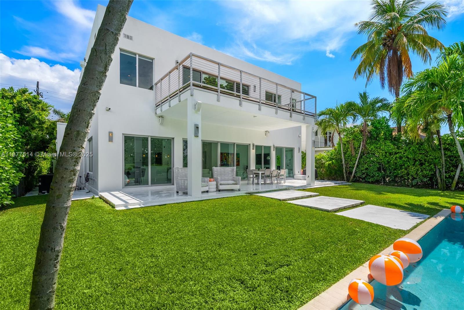 Available now! Modern luxury located on the greens of La Gorce Country Club Golf Course. This fully furnished 5-bed, 5.5 bath estate spans nearly 3,800 SF with sleek contemporary design, open living spaces, and walls of glass framing stunning golf course views. The chef’s kitchen features top appliances and a spacious island, while elegant living areas flow seamlessly to the outdoors. Upstairs, spa-inspired suites with custom closets offer privacy and comfort. A gated entry, spacious balconies, and a resort-style pool complete this exceptional home. Minutes from the beach and world-class dining, this residence delivers the ultimate Miami Beach lifestyle. Mins to La Gorce Country Club, A+ schools, beaches, Mount Sinai Hospital, JCC, parks, & top dining. Only 15 mins to MIA Airport!