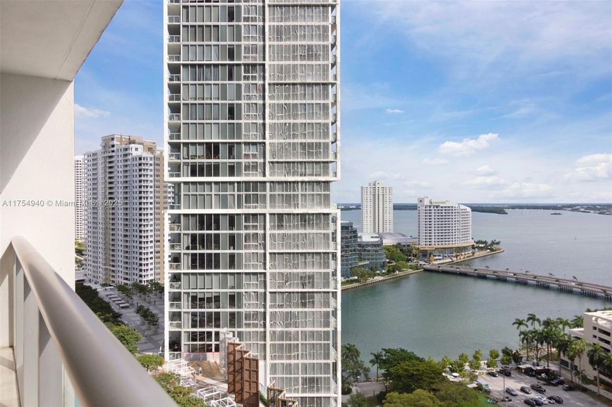 Enjoy stunning Bay and Brickell Ave views from this converted 2Bed/1Bath unit on the 22nd floor. The interior features beautiful marble floors, top-of-the-line Wolf kitchen appliances, a massive Sub Zero Fridge, Italian kitchen cabinetry, and floor-to-ceiling windows that flood the space with natural light. The unit comes fully furnished and ready to make money from day 1.

Residents will have access to state-of-the-art amenities, including a 2-acre pool deck with three infinity-edge pools, one of which is Olympic-sized. There are also five on-site restaurants, including the Cipriani restaurant and Icon Cafe at the pool. Additionally, there is 24-hour valet and front desk service and the W Hotel Spa and fitness center are available for use as well.