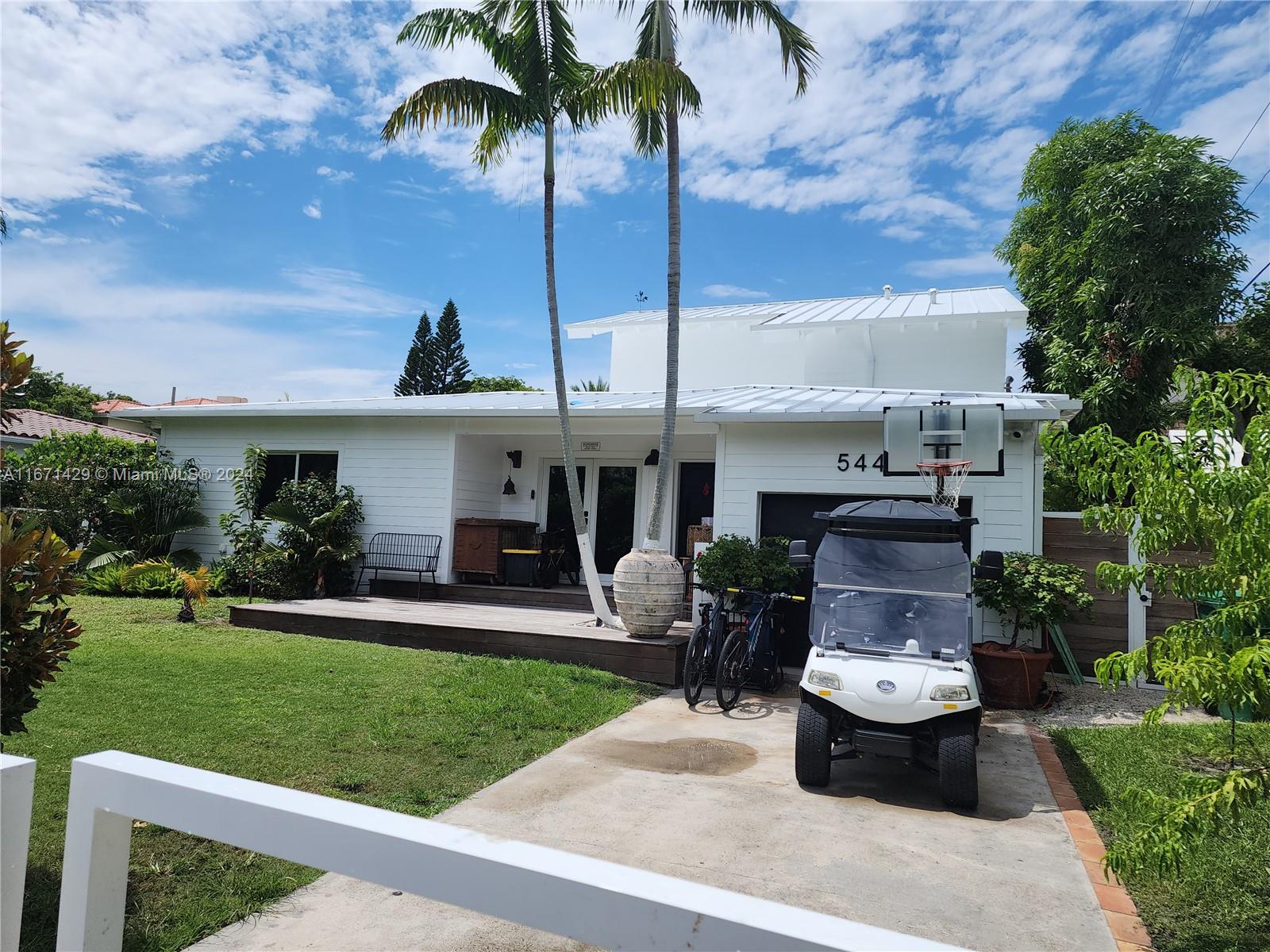 Stunning two-story home, updated in 2023, offering 2,850 sqft of luxurious living space. Nestled in Key Biscayne, this 3.5-bathroom gem features a large windowed walk-in closet that can be converted into an additional bedroom.
Step inside to charming Italian design, bathed in natural sunlight. The vaulted wood beam ceiling adds spaciousness, while the Italian open kitchen from Italkraft is equipped with new high-end appliances.
The one-car garage can be transformed into a fourth bedroom or office with its own ensuite bathroom. Enjoy peace of mind with impact windows and a brand-new roof.
The backyard is a tropical oasis, surrounded by a 12-foot hedge. A large pergola creates an inviting outdoor living space, ideal for relaxing or entertaining by the large, heated pool.