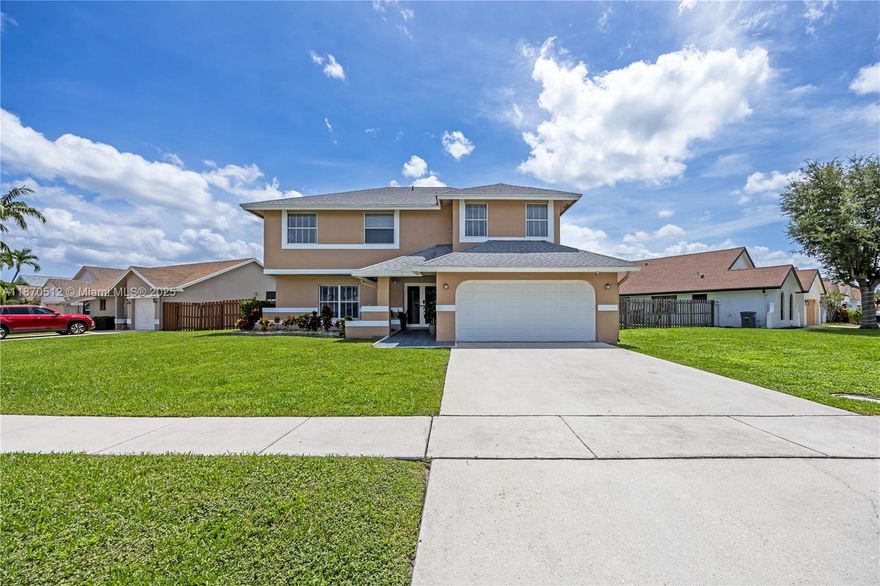 Stunning Elegantly Renovated Home in West Boca! This spectacular 5-bedroom, 2.5-bath residence has been completely updated with top-quality finishes throughout. The beautiful gourmet kitchen features a large island, quartz countertops, and stainless-steel appliances. All bathrooms have been fully remodeled with designer fixtures and quartz tops. Upgraded wood floors and modern lighting. 
Step outside to an extra-large screened pool patio with a sparkling saltwater pool and an oversized backyard – perfect for entertaining and family gatherings. Zoned for Boca’s A-rated schools: Waters Edge Elementary, Logger’s Run Middle, and West Boca Raton High.
Move-in ready and located in an A+ neighborhood – this home truly has it all!