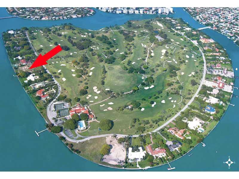 Enjoy Indian Creek Island the most exclusive area in Miami on your own private Island shared only with 35 waterfront estates. Large expansive lot on approximately 2 acres with 200' of water frontage and unrestricted wide bay views. Enjoy fanciful sunset s to the East and a private 72 par golf course to the west. Private guarded Island with restricted access 24 hours and its own police force by land and by sea, insures your complete privacy and seclusion. Build your house now or invest for the future.
