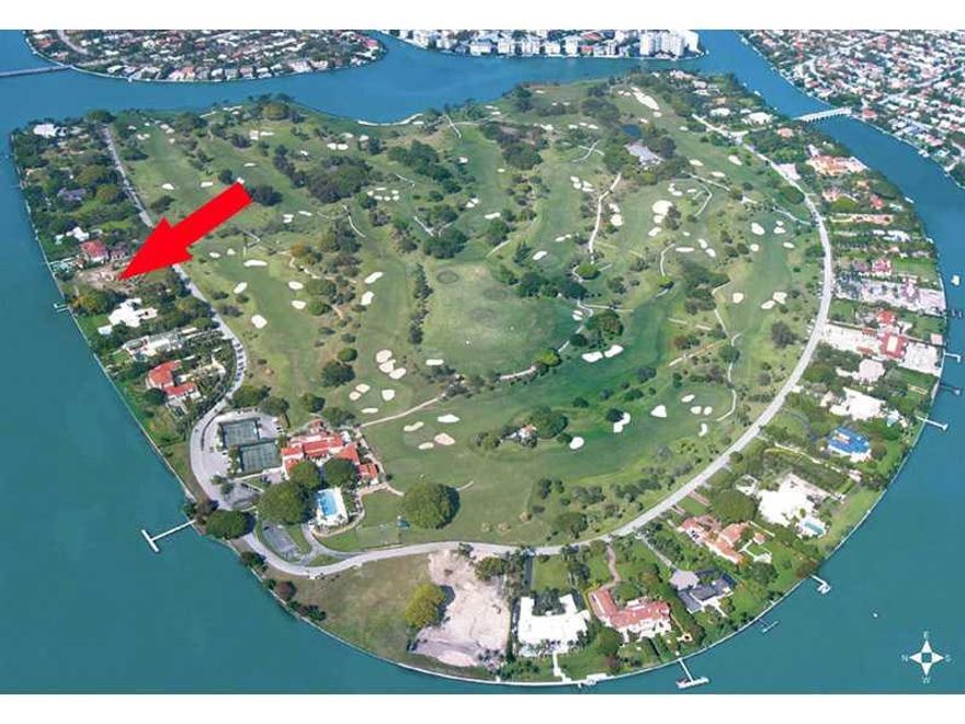 Enjoy  Indian Creek Island the most exclusive area in Miami on your own private Island shared only with 35 waterfront estates. Large expansive lot on approximately 2 acres with 200' of water frontage and unrestricted wide bay views. Enjoy  fanciful sunset s to the East and a private 72 par golf course to the west. Private guarded Island with restricted access 24 hours and its own police force by land and by sea, insures your complete privacy and seclusion. Build your house now or invest for the future.
